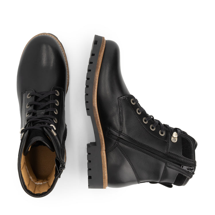 Karhamn Men - Lace-up boots - Leather - Black UPD