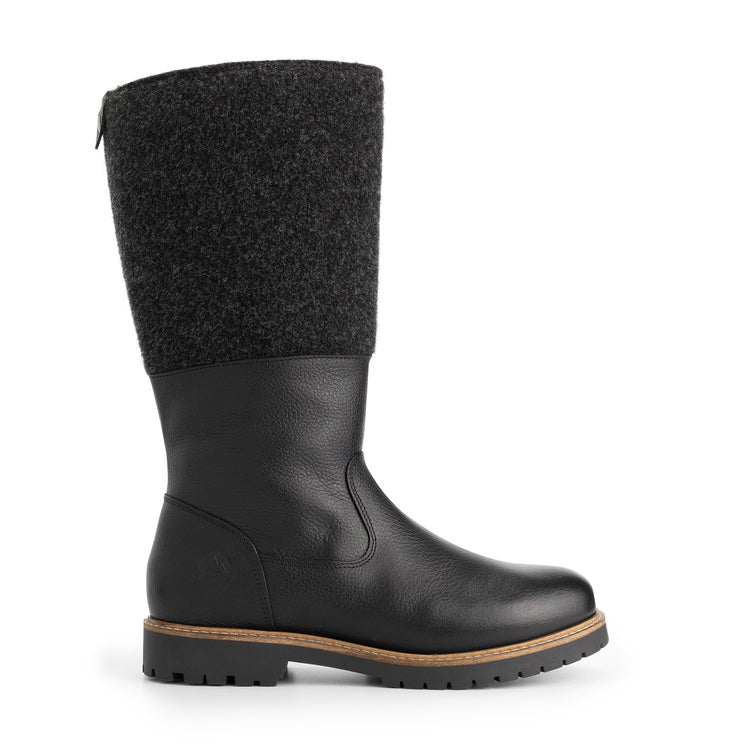 Skive Women - High boots - Wool/Felt - Black R
