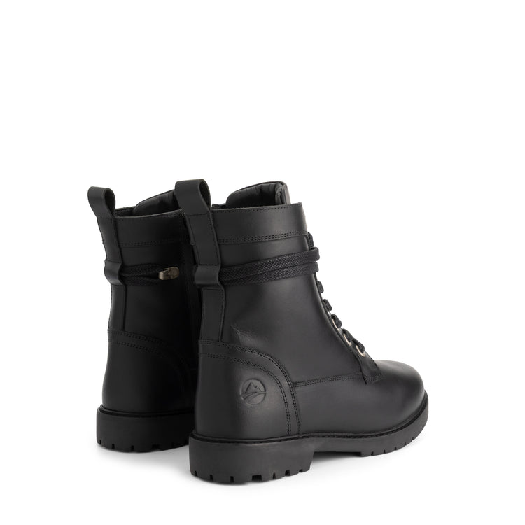 Kafjord Women - Lace-up boots - Wool-lined - Black BD