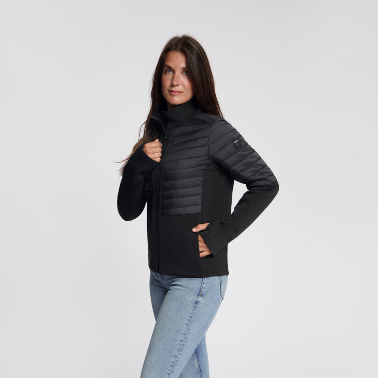 Lyan Women - Outdoor Vest - Lined - Black MV2