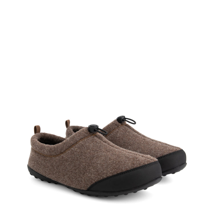 Back2Home Men - House slippers - Wool - Brown FRD
