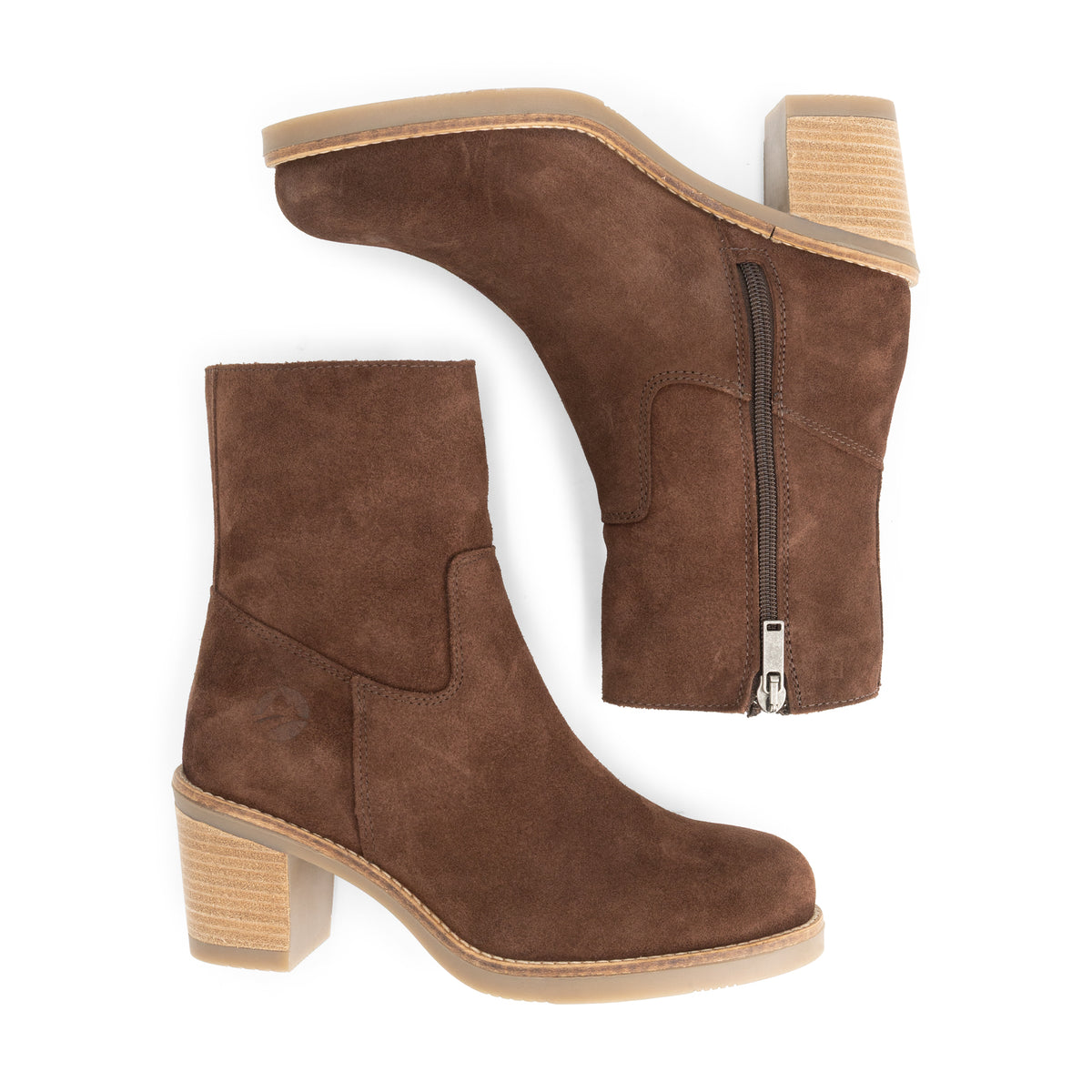 Indre Women - Ankle boots - Leather - Dark brown UPD