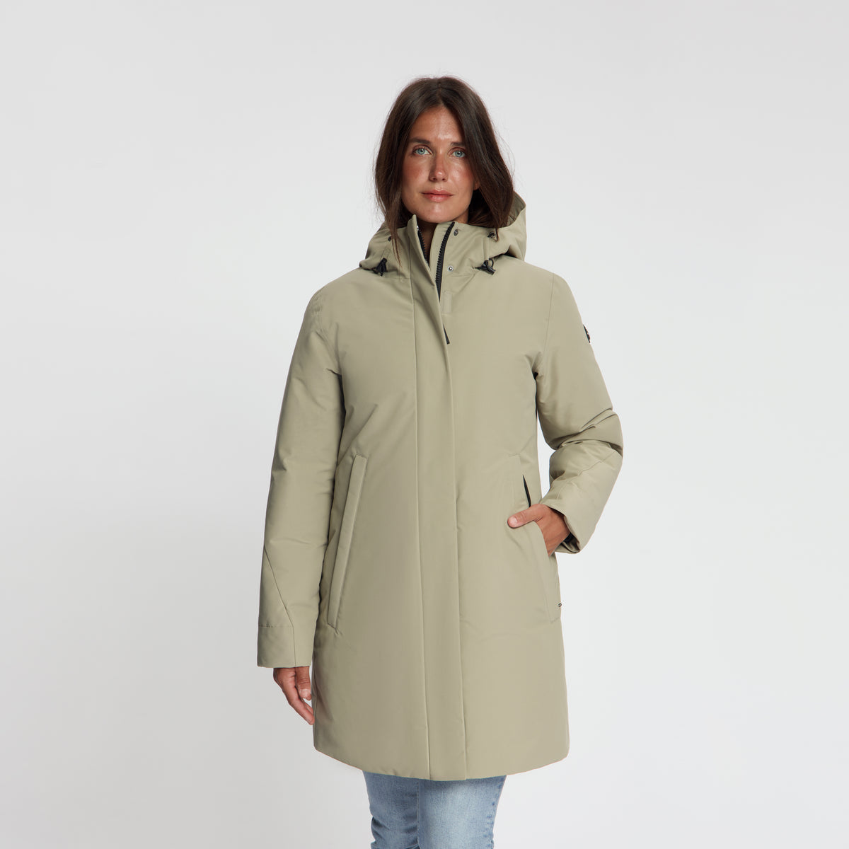 Sissel Women - Hardshell Winter Jacket - Waterproof - Light Brown MV