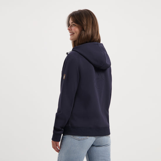 Stine Women - Hooded Cardigan - Sweat - Navy MV2