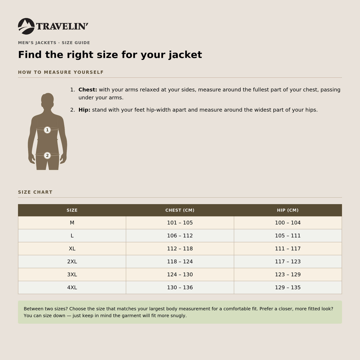 Andreas Men - Puffer Winter Jacket - Waterproof - Dark Brown SC