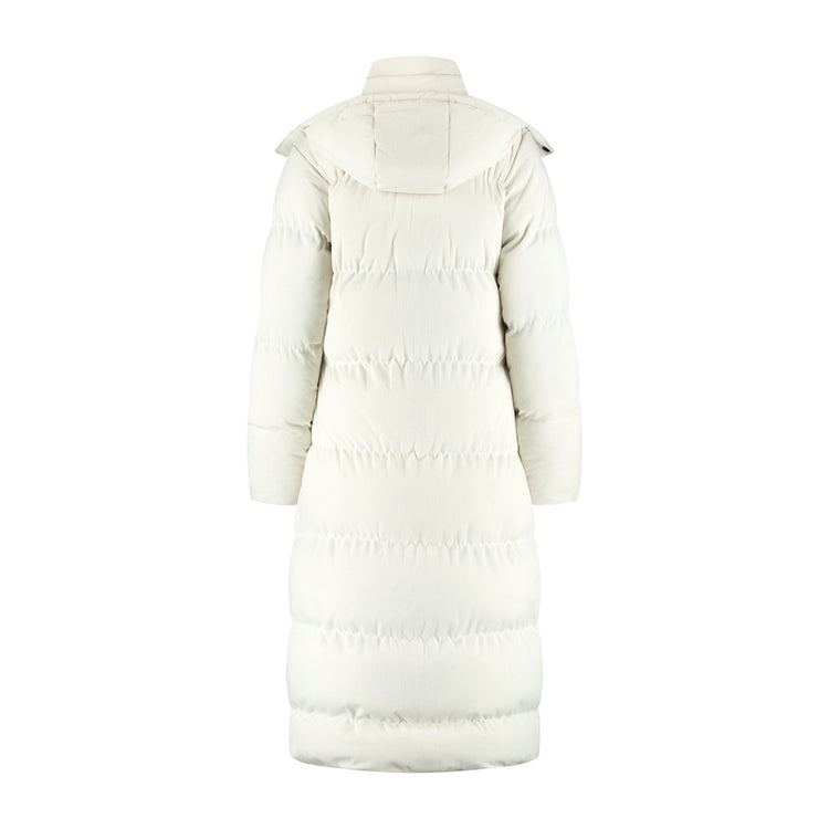 Umea Women - Puffer Winter Jacket - Corduroy - Off-White B