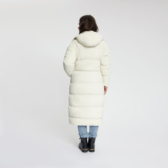 Umea Women - Puffer Winter Jacket - Corduroy - Off-White MV3