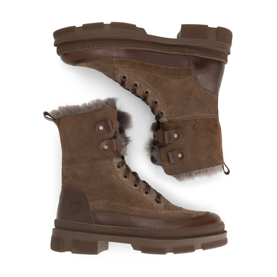 Tremblant Women - Winter Boots - Wool-Lined - Dark Brown UPD