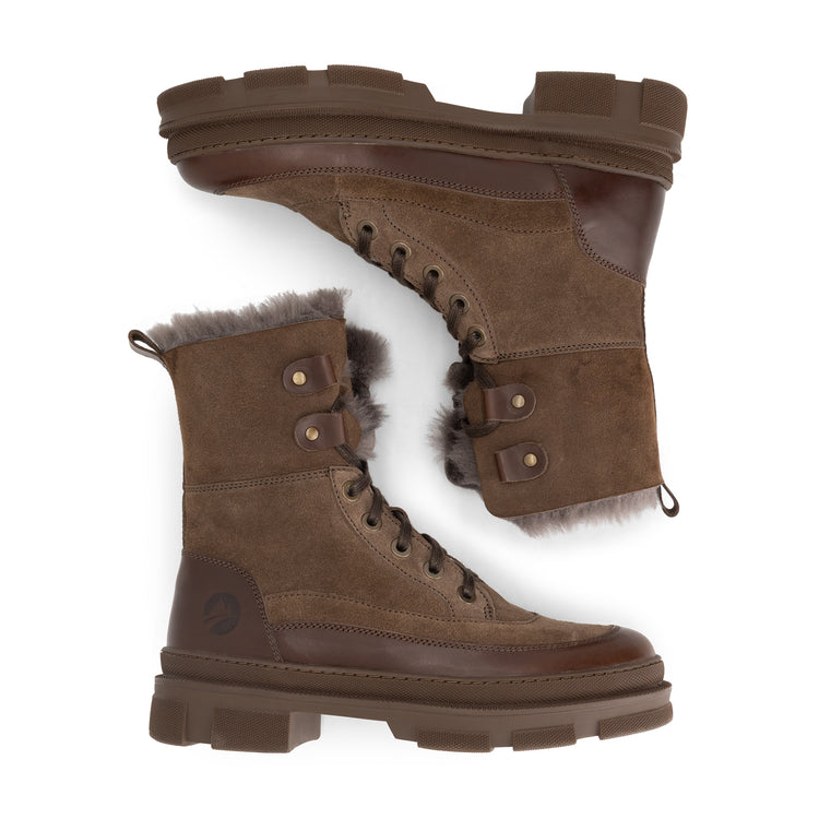 Tremblant Women - Winter Boots - Wool-Lined - Dark Brown UPD
