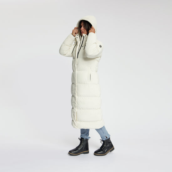 Umea Women - Puffer Winter Jacket - Corduroy - Off-White MV2