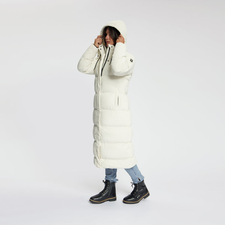 Umea Women - Puffer Winter Jacket - Corduroy - Off-White MV2