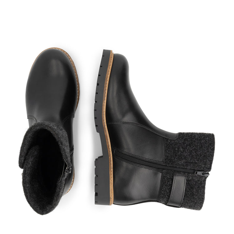 Orkla Women - Ankle boots - Wool/Felt - Black UPD