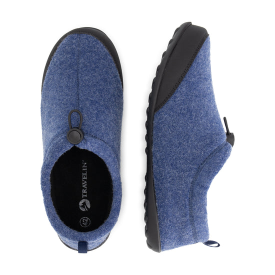 Back2Home Men - House slippers - Wool - Navy UPD