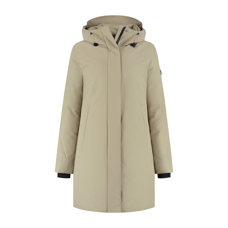 Sissel Women - Hardshell Winter Jacket - Waterproof - Light Brown F