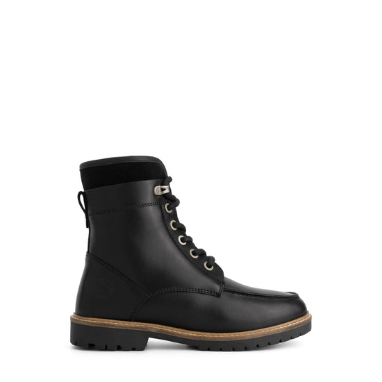 Tronstad Women - Lace-up boots - Wool-lined - Black R