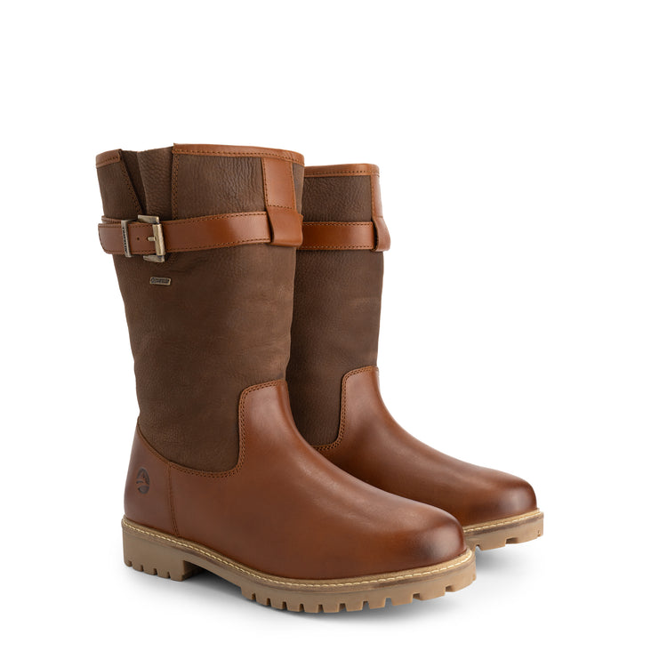 Vrangen Men - Outdoor Boots - Wool-Lined - Cognac FRD