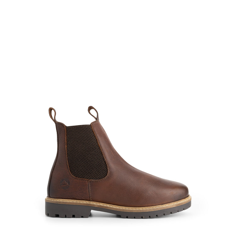 Romstad Women - Chelsea boots - Wool-lined - Dark brown R
