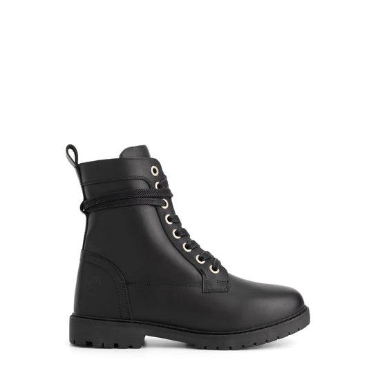 Kafjord Women - Lace-up boots - Wool-lined - Black R