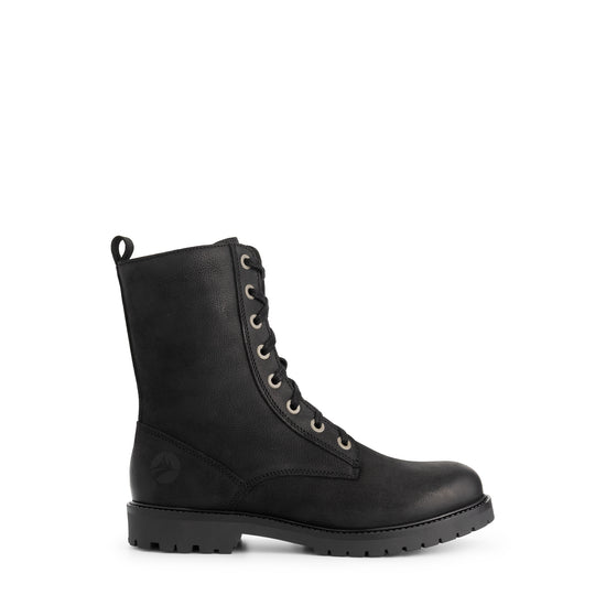 Bossvika Women - Lace-up boots - Nubuck - Black R