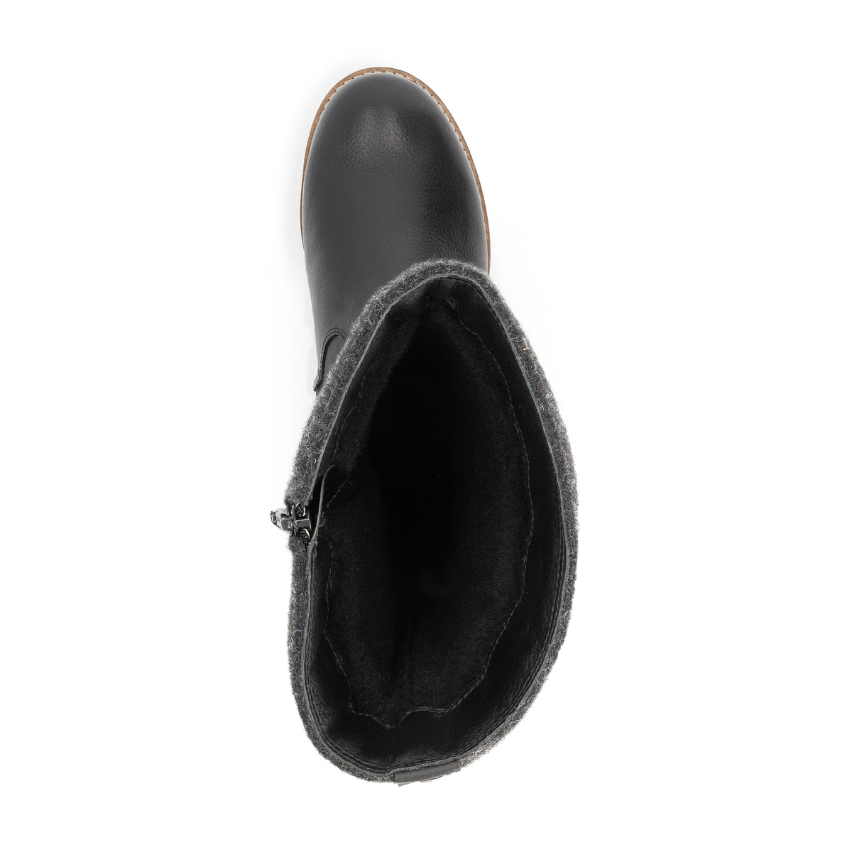 Skive Women - High boots - Wool/Felt - Black UPS