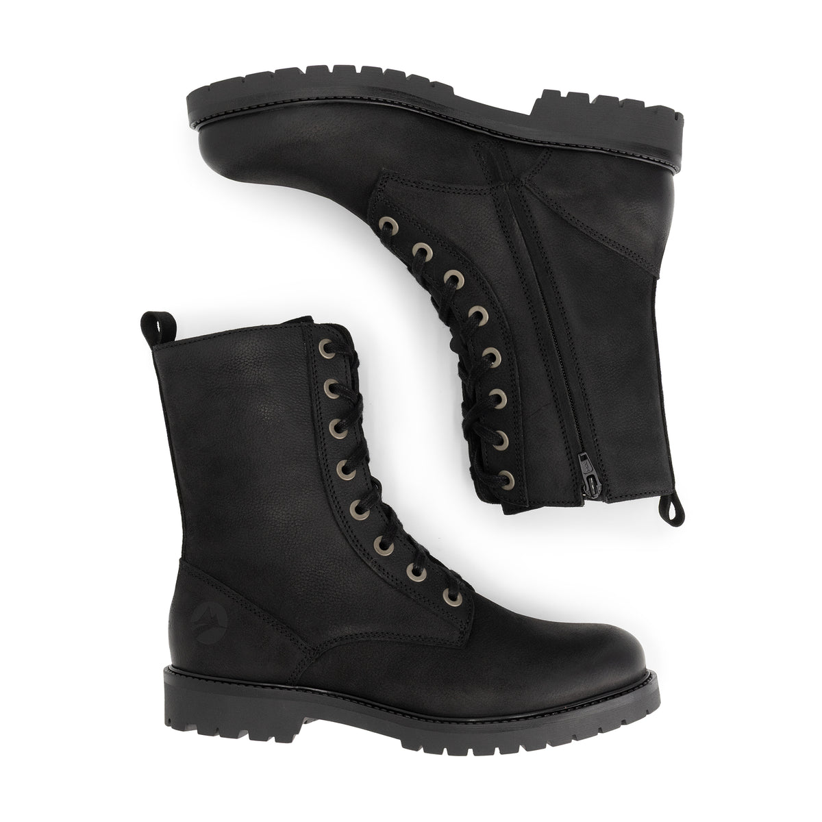 Bossvika Women - Lace-up boots - Nubuck - Black UPD