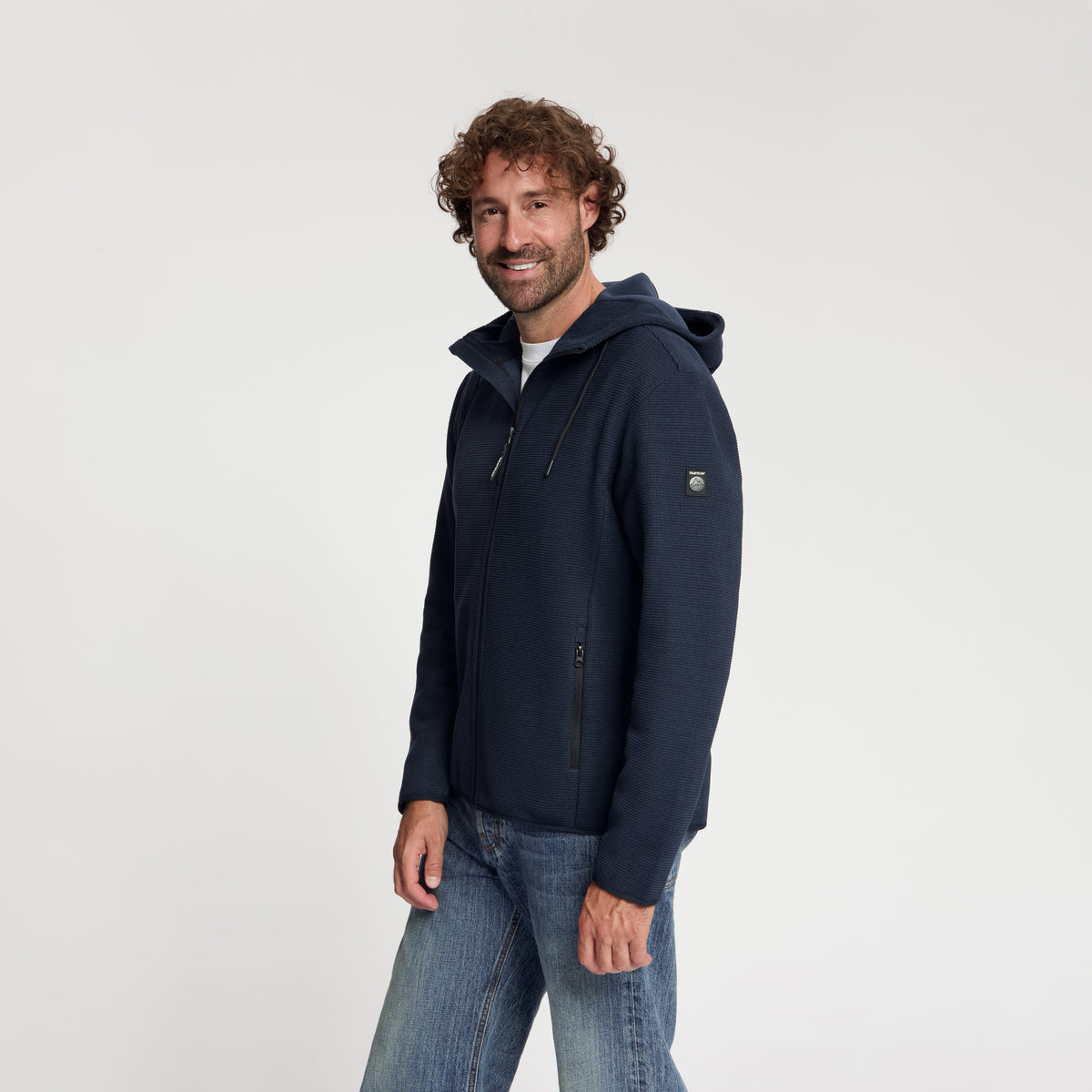 Tyko Men - Outdoor Vest - Fleece - Navy MV2