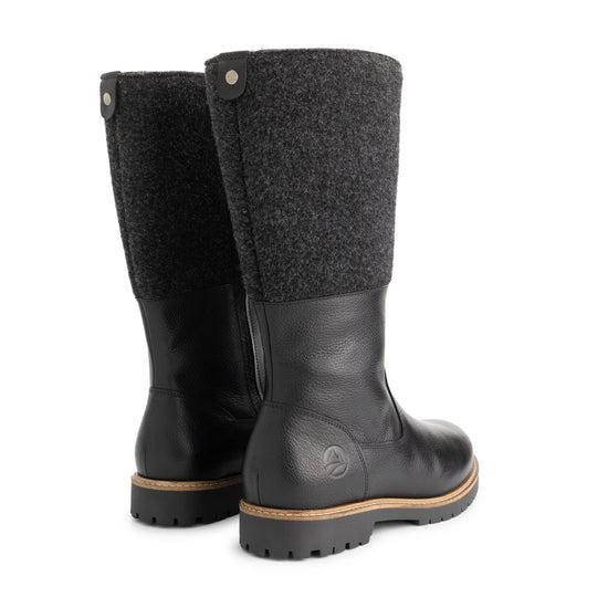 Skive Women - High boots - Wool/Felt - Black BD