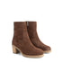 Indre Women - Ankle boots - Leather - Dark brown FRD