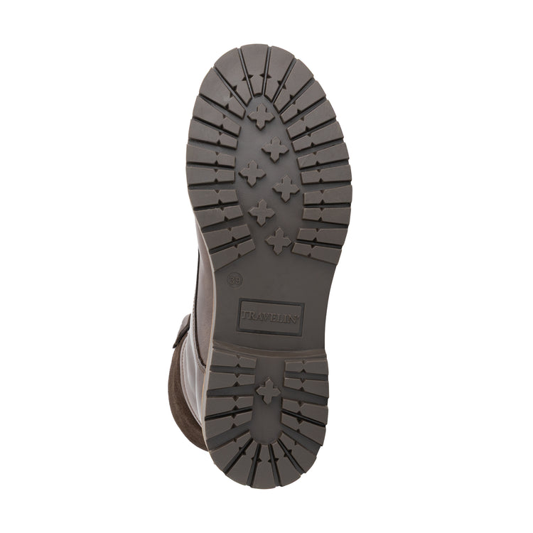 Kongea Women - Lace-up boots - Wool-lined - Dark brown UNS