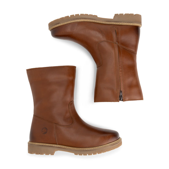 Nexo Women - Boots - Wool-Lined - Cognac UPD